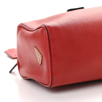 Prada Saffiano Bauletto Fuoco 8 of 11