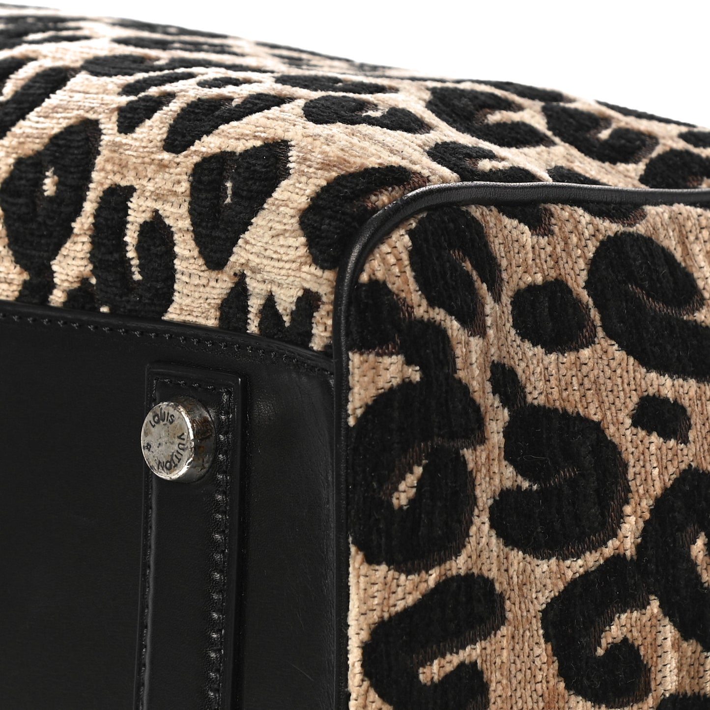 Jacquard Velvet Leopard Print Stephen Sprouse Speedy