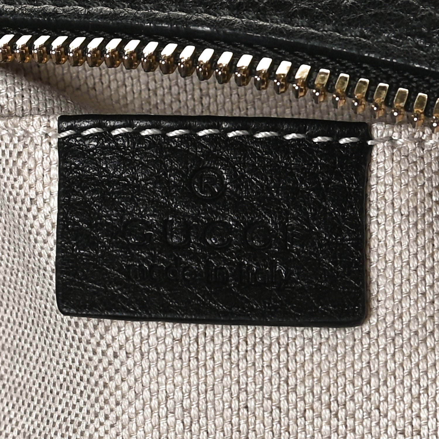 Gucci Pebbled Calfskin Small Soho Disco Bag Black 6 of 14