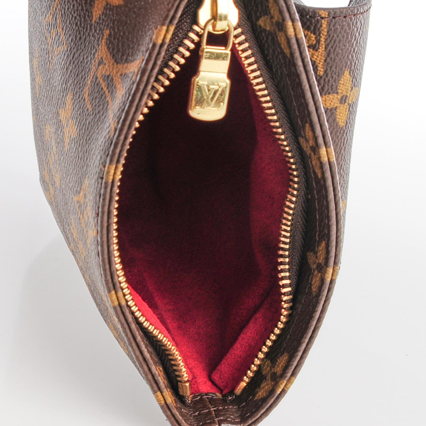 Monogram Partition Clutch