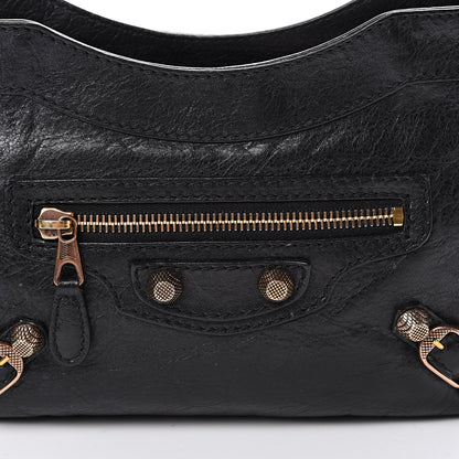 Balenciaga Agneau Giant 12 Rose Gold Hardware Hip Black 7 of 14