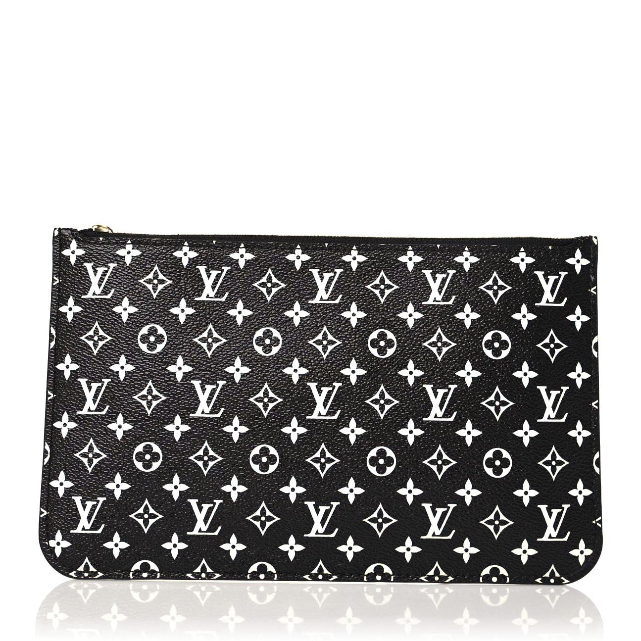 Louis Vuitton Monogram Giant Jungle Neverfull MM GM Pochette Black 1 of 7