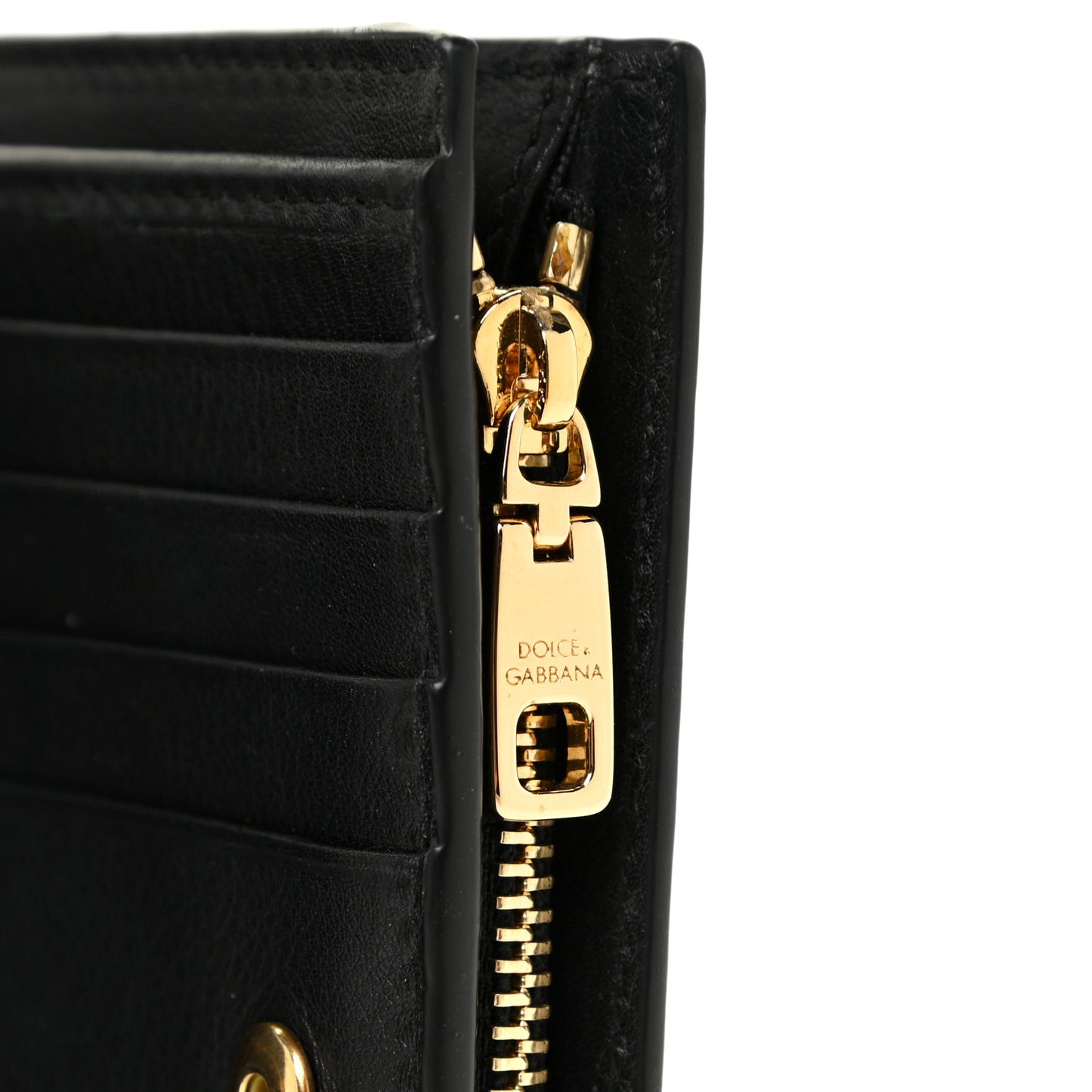 Calfskin Bi-Fold Wallet Black