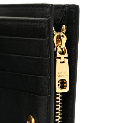 Dolce & Gabbana Calfskin Bi-Fold Wallet Black 6 of 11