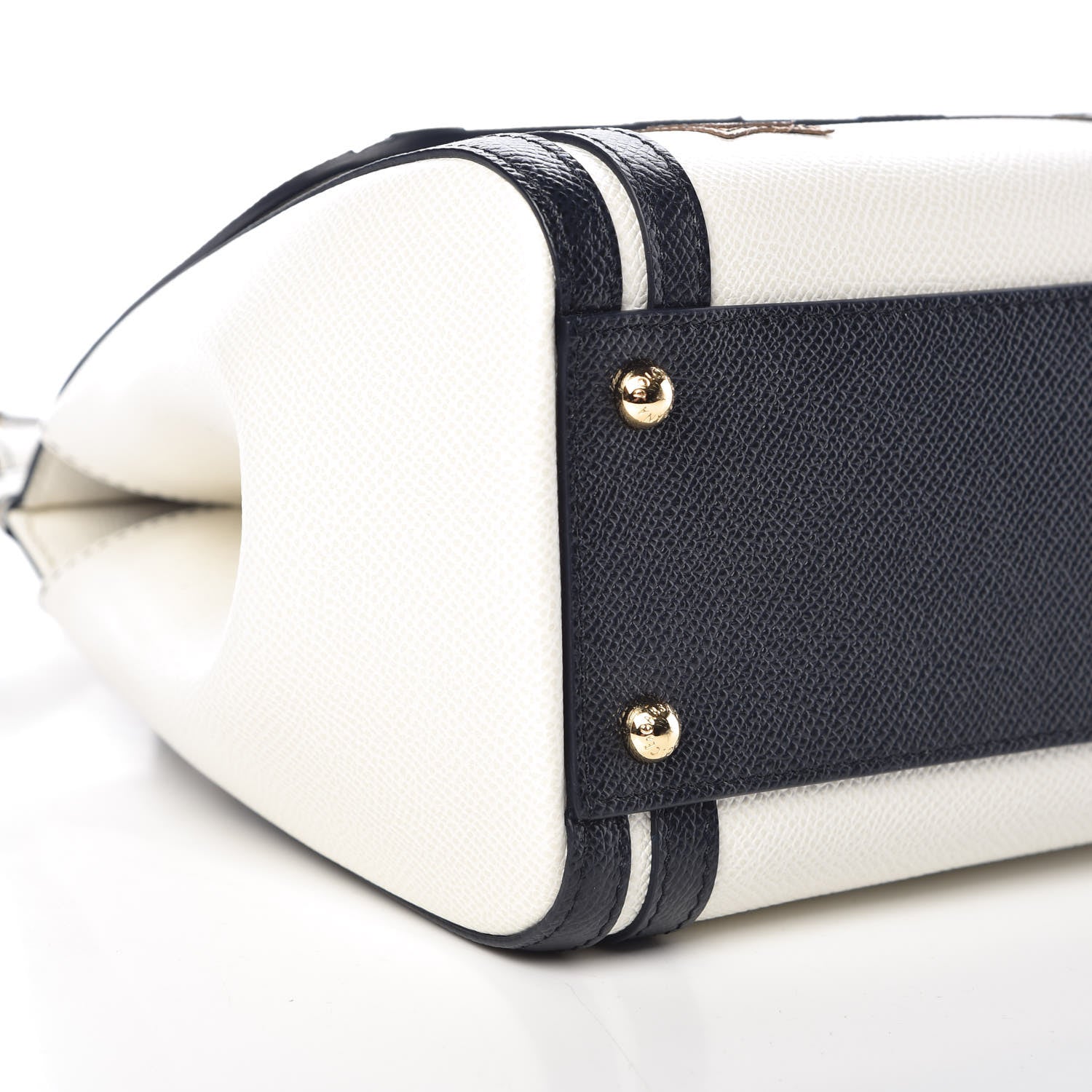 Dolce & Gabbana Dauphine Anchor Medium Miss Sicily Satchel White Blue 5 of 9