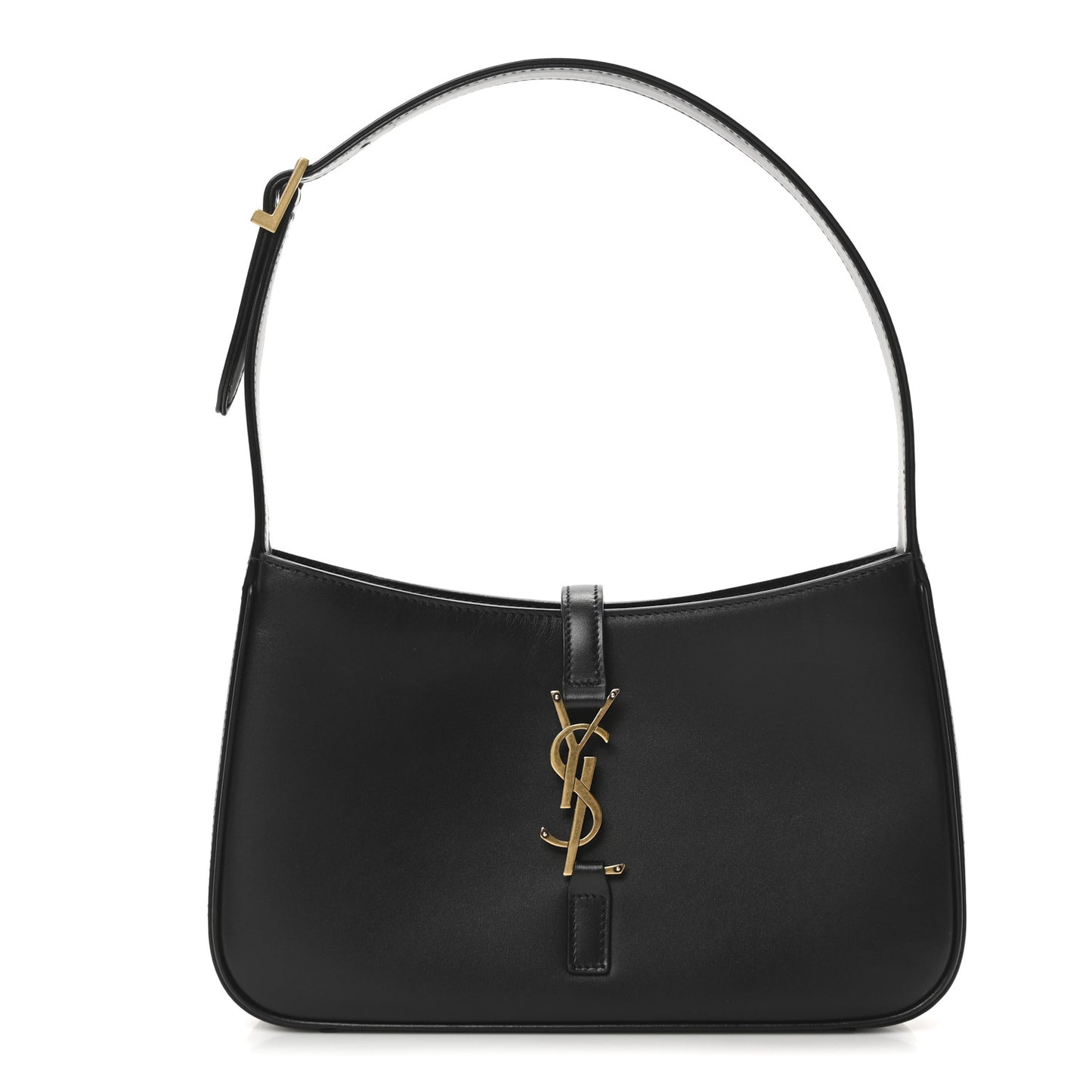 Smooth Calfskin Le 5 A 7 Mini Hobo Black