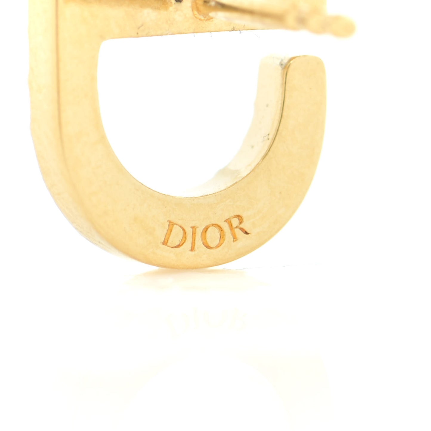 Crystal Clair D Lune Earrings Gold