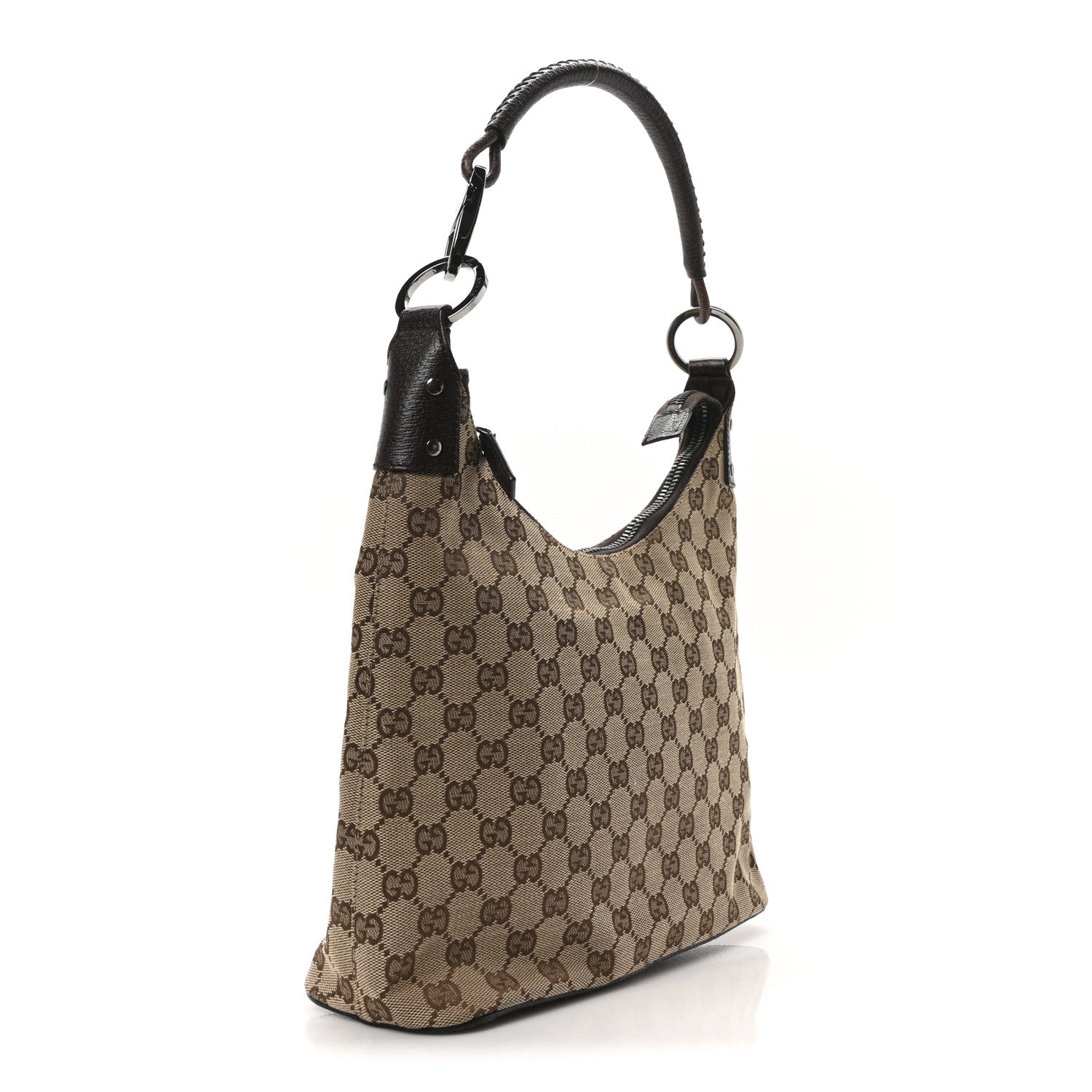Gucci Monogram Shoulder Bag Dark Brown 3 of 10