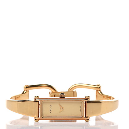 Gucci Stainless Steel 12mm 1500L Horsebit Quartz Watch Gold 4 of 7