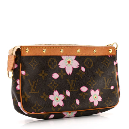 Louis Vuitton Monogram Cherry Blossom Pochette Accessories Brown 3 of 14