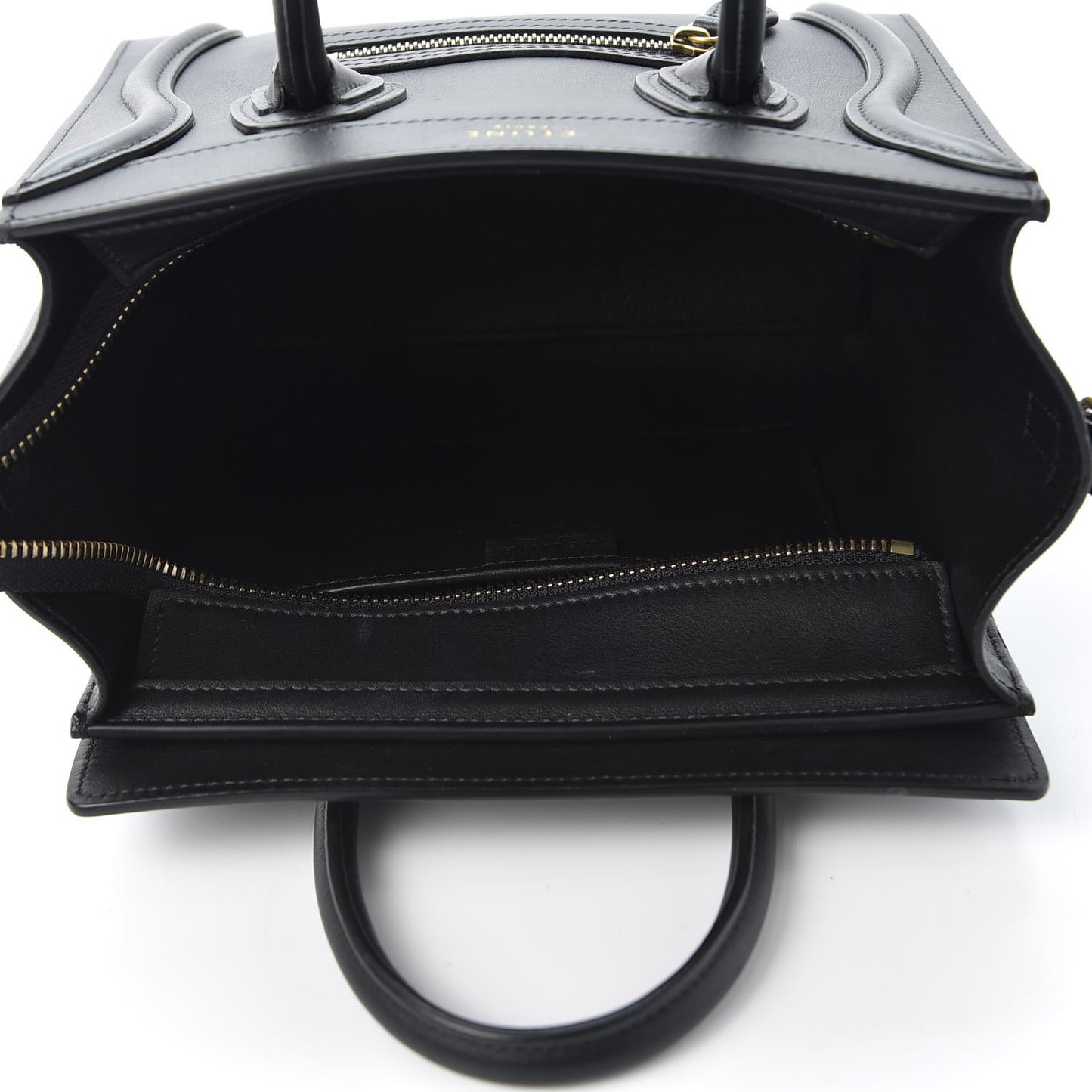 Smooth Calfskin Nano Luggage Black