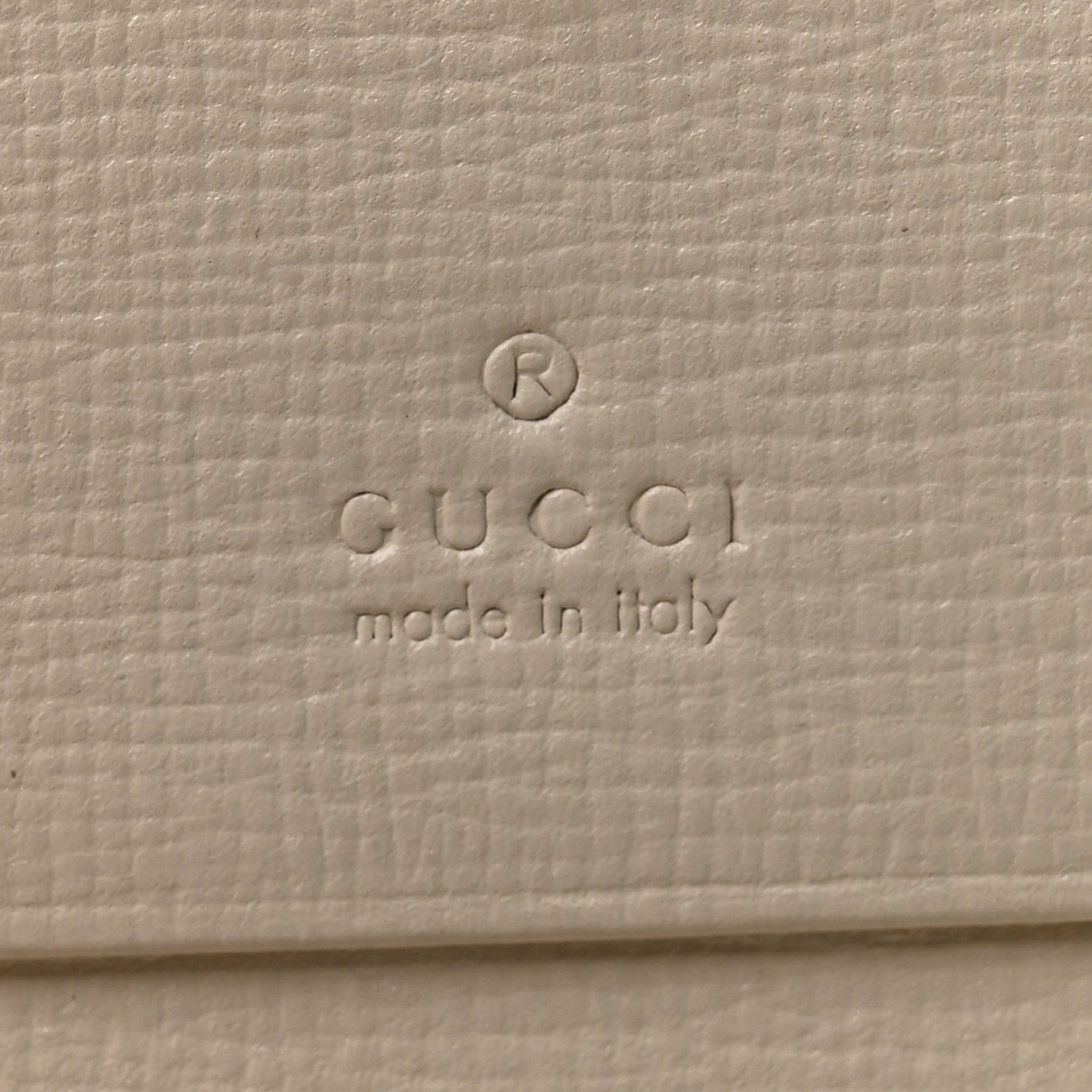 Gucci GG Supreme Monogram Azalea Calfskin Horsebit 1955 Card Case Wallet Beige Ebony Mystic White 6 of 8