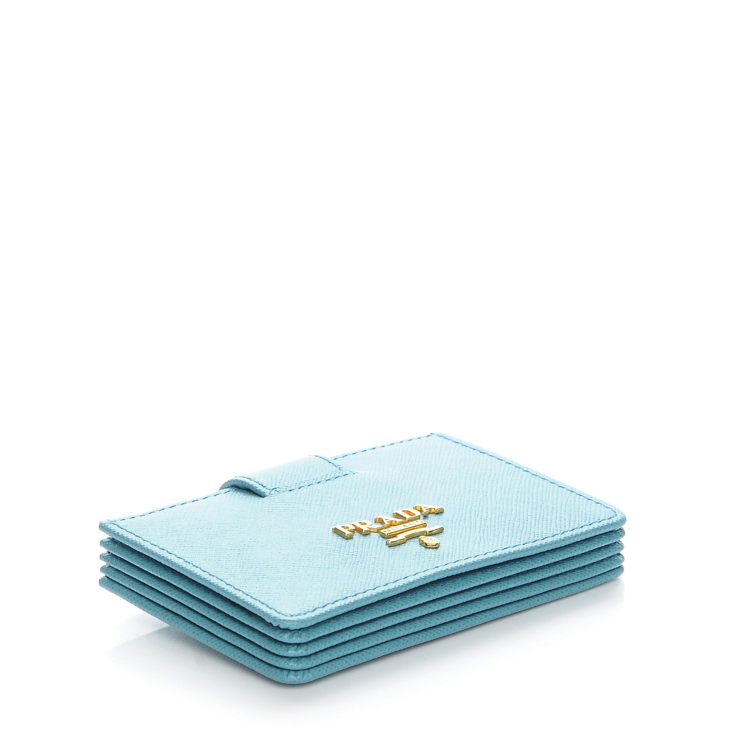 Prada Saffiano Metal Accordion Card Case Anice 4 of 6