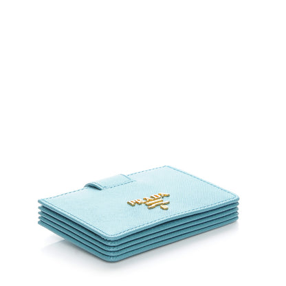Prada Saffiano Metal Accordion Card Case Anice 4 of 6