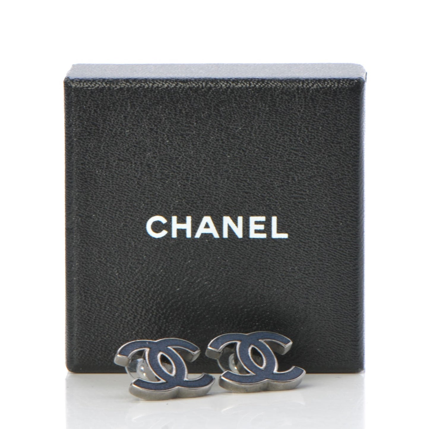 Lambskin CC Earrings Marine