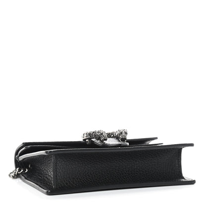 Gucci Calfskin Super Mini Dionysus Shoulder Bag Black 4 of 8