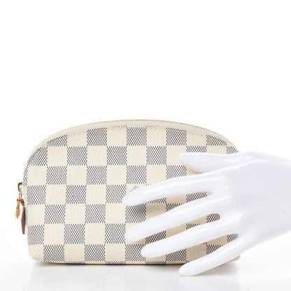 Louis Vuitton Damier Azur Cosmetic Pouch 2 of 10