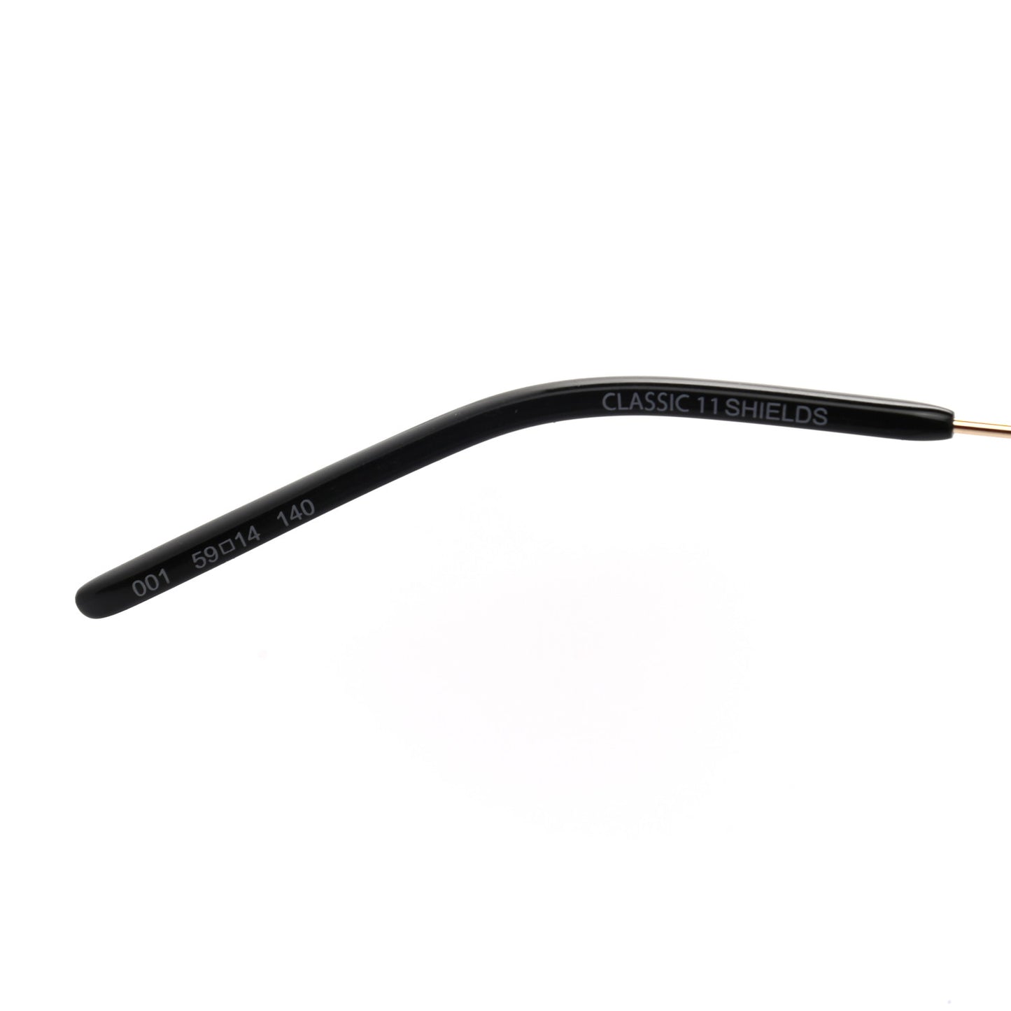 Mink Fur Classic 11 Shields Sunglasses Gold