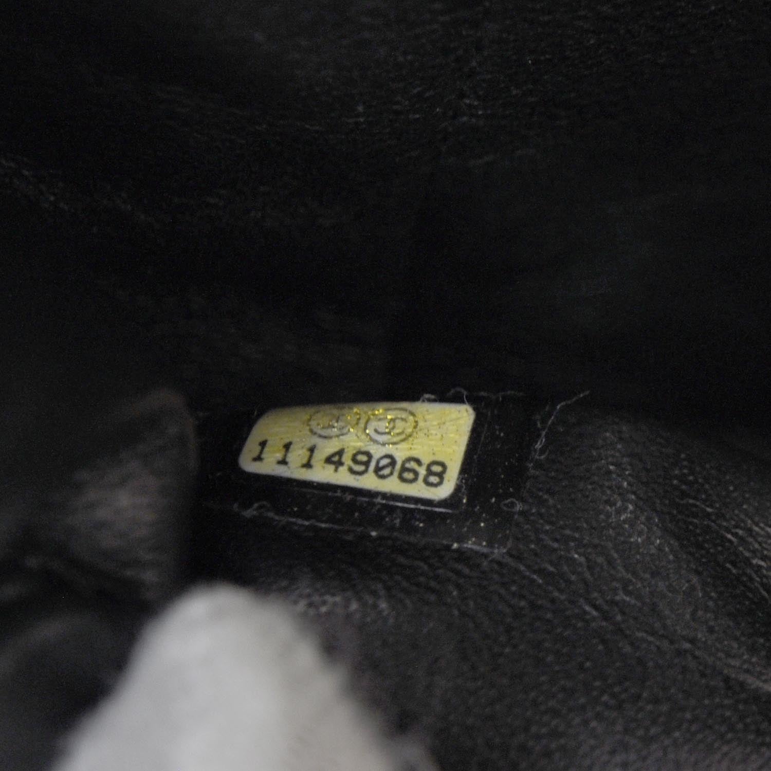 Chanel Lambskin Perforated East West Flap Black 11 of 11