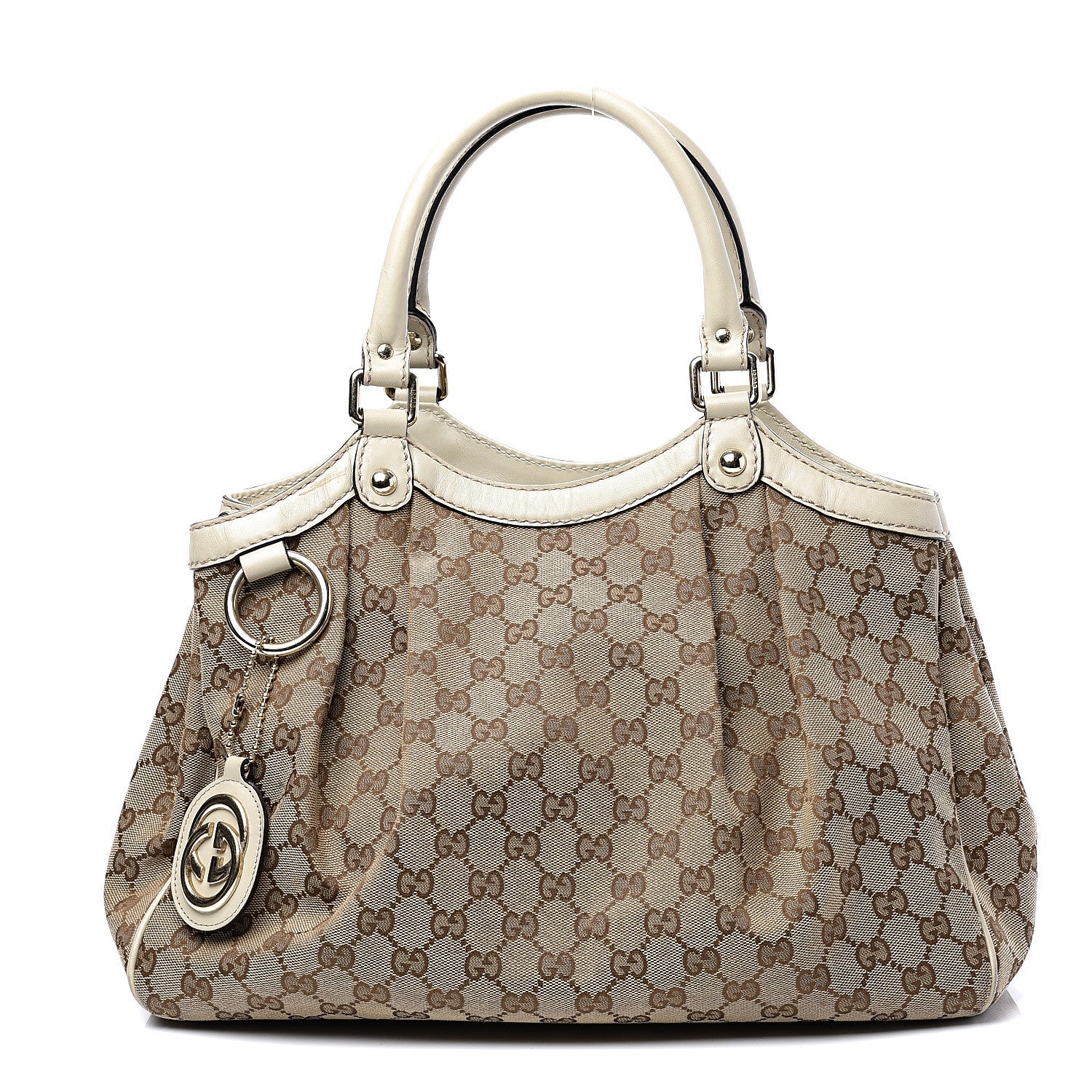 Gucci Monogram Medium Sukey Tote Off White 1 of 12