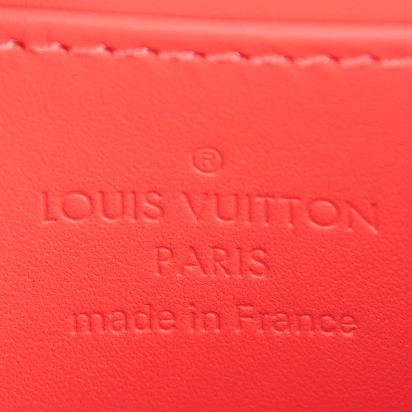 Vernis Rayures Zippy Coin Purse Poppy