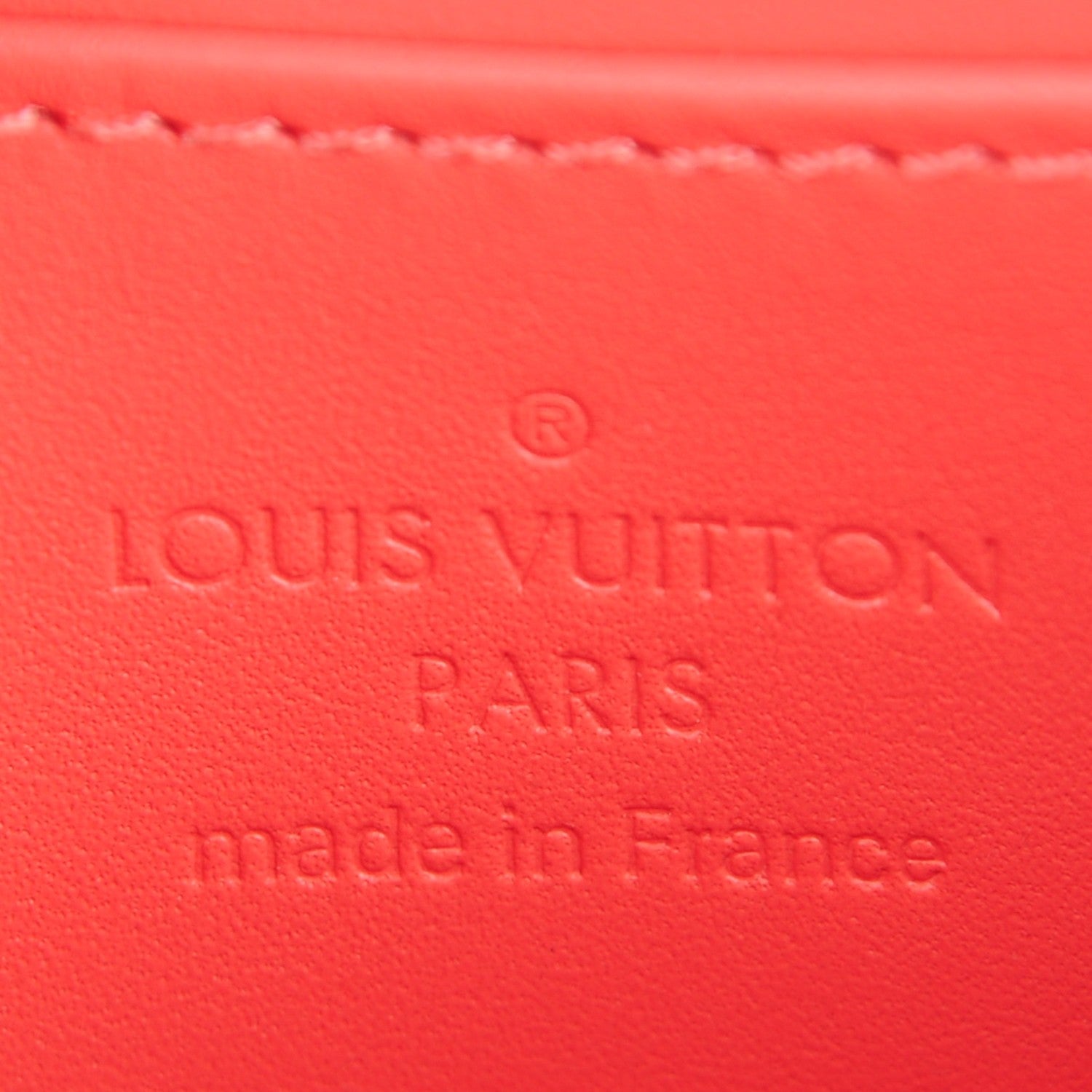 Louis Vuitton Vernis Rayures Zippy Coin Purse Poppy 6 of 7