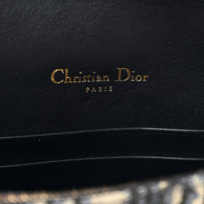 Christian Dior Oblique Saddle Belt Bag Blue 6 of 9