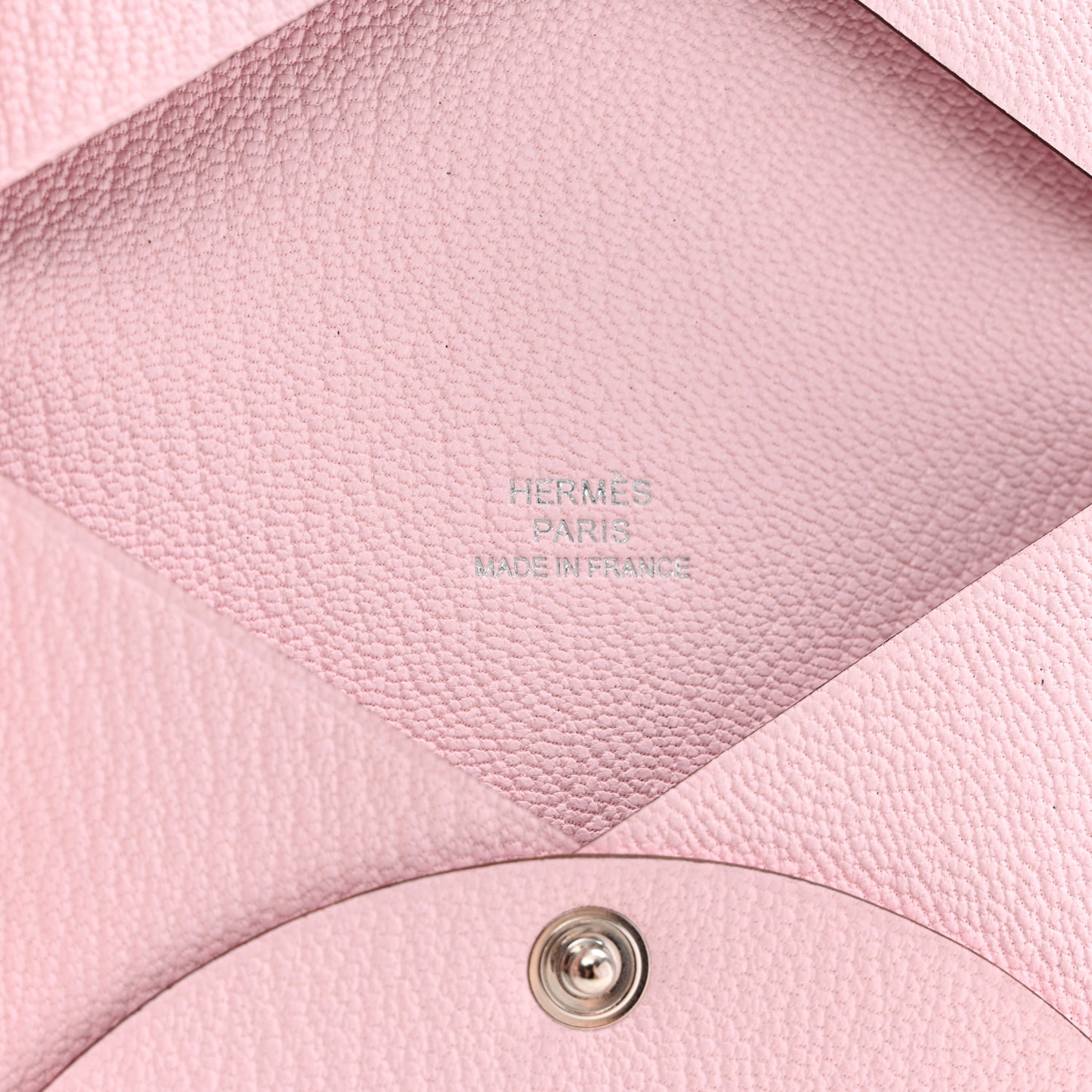 Chevre Mysore Calvi Card Case Rose Darling