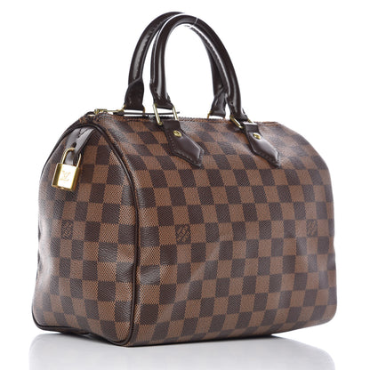 Louis Vuitton Damier Ebene Speedy 25 3 of 9