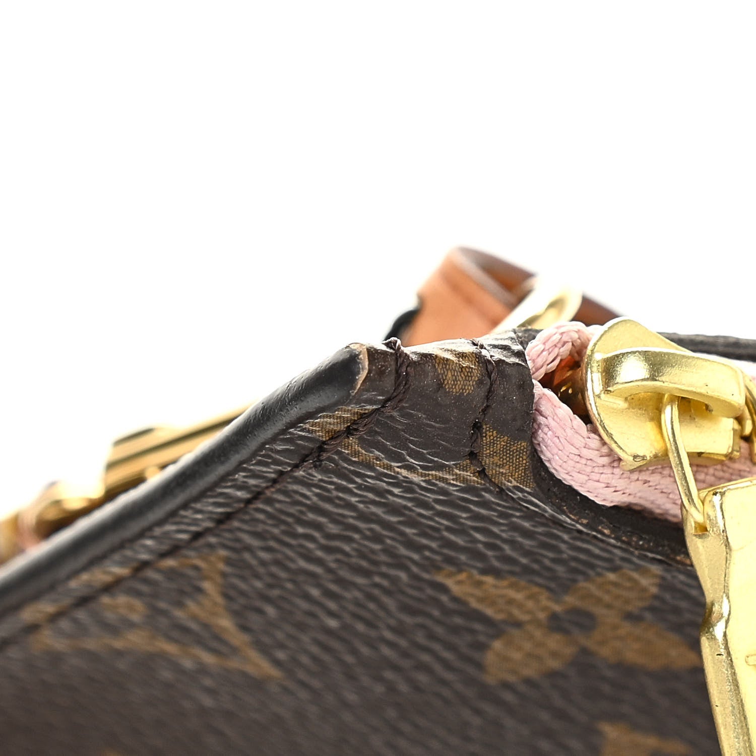 Louis Vuitton Monogram Neverfull MM GM Pochette Rose Ballerine 8 of 12