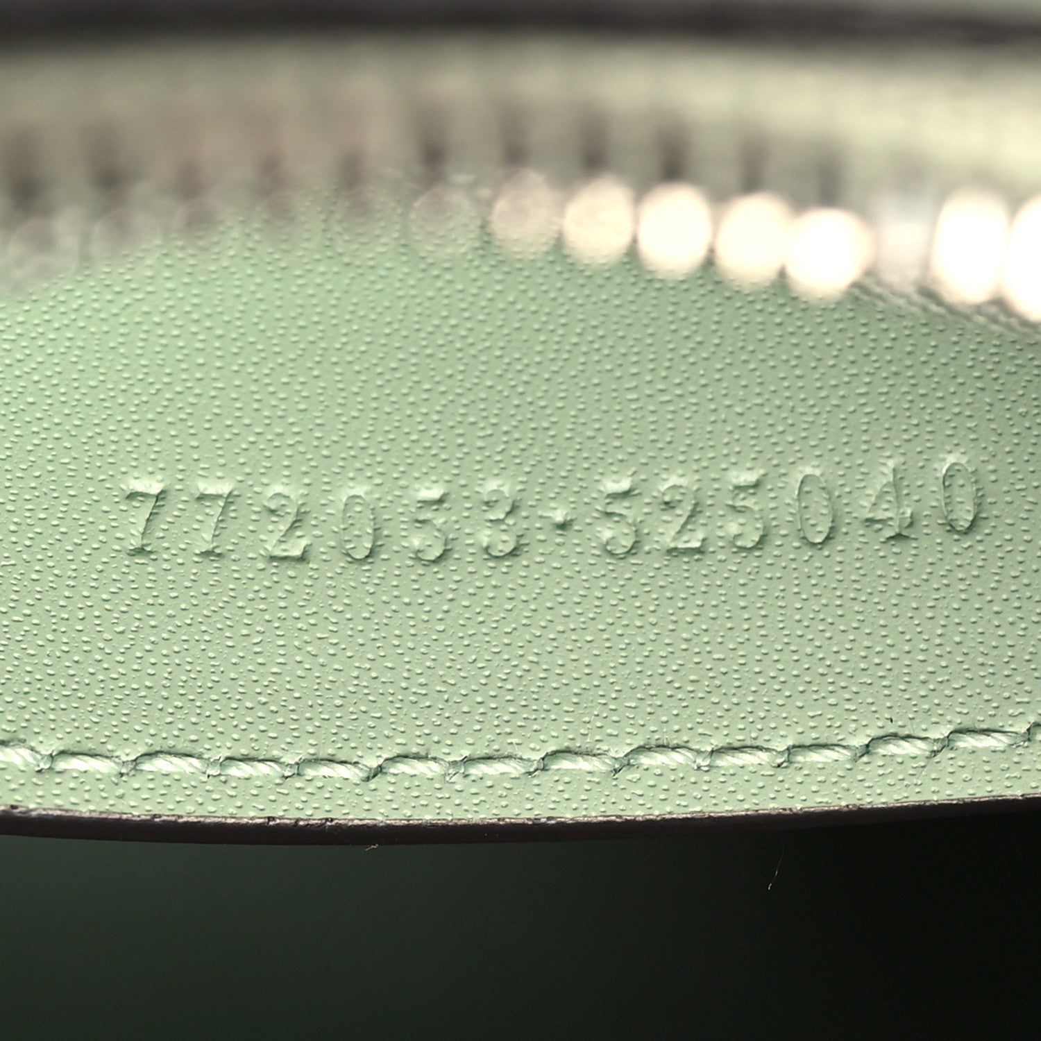 Gucci Denim GG Monogram Calfskin Mini Ophidia Top Handle Bag Pale Green 7 of 10