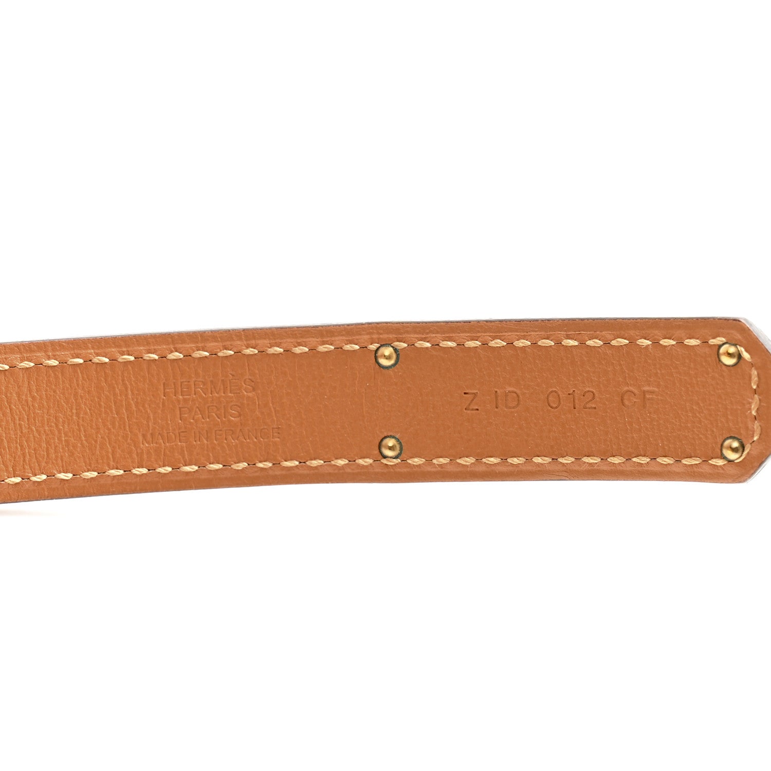 Hermes Epsom Kelly Belt Gold 3 of 5
