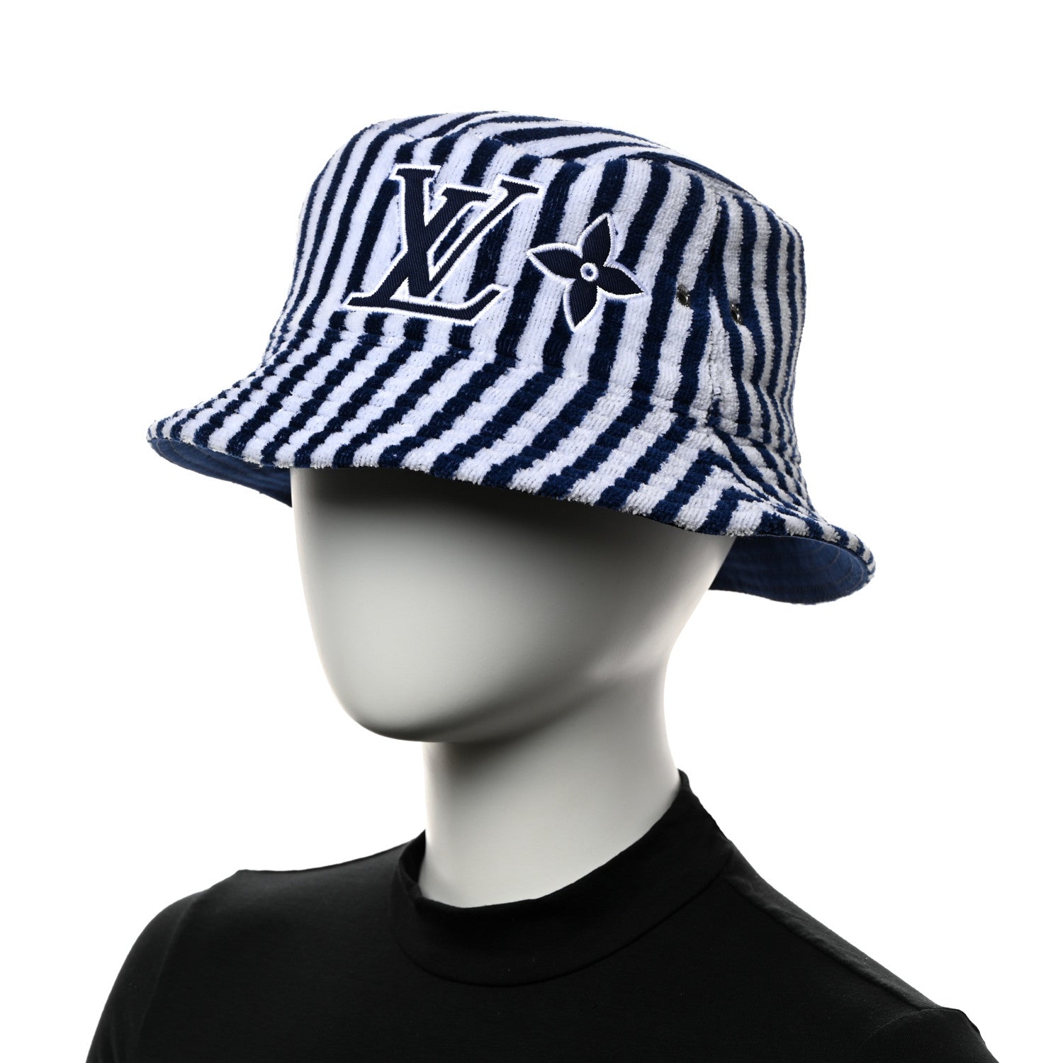 Louis Vuitton LV Graphical Reversible Bucket Hat L Blue 2 of 15