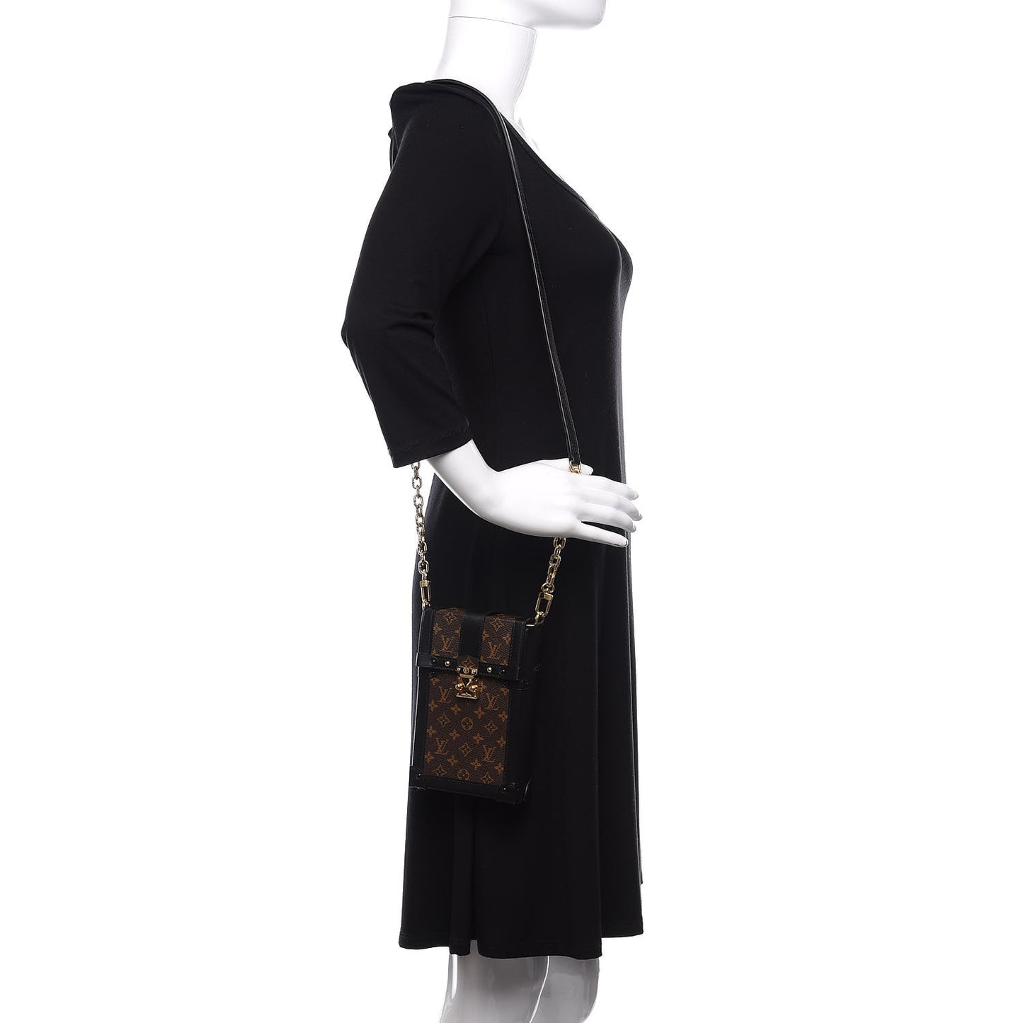 Monogram Pochette Trunk Verticale Black