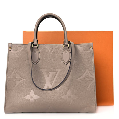Louis Vuitton Empreinte Monogram Giant Onthego MM Tourterelle 9 of 9