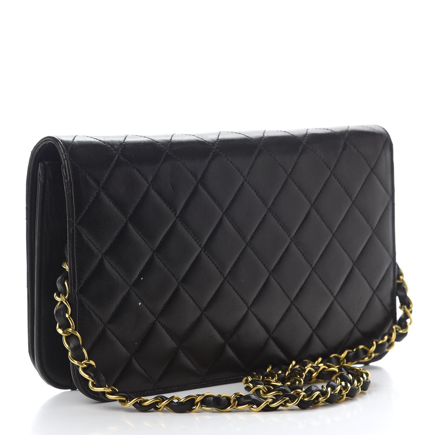 Chanel Lambskin Quilted Small Single Flap Black 2 of 11
