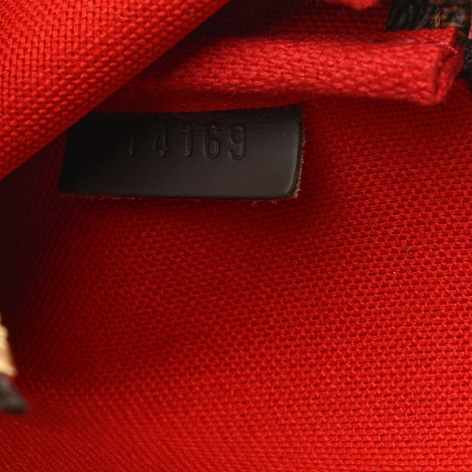 Louis Vuitton Damier Ebene 2019 Christmas Animation Mini Pochette Accessories Red 6 of 8