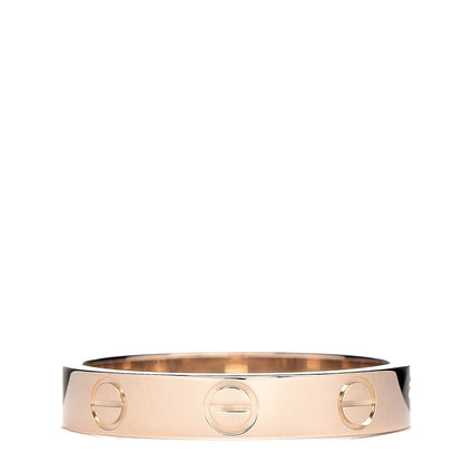 Cartier 18K Yellow Gold 3.5mm LOVE Wedding Band Ring 54 6.75 3 of 5