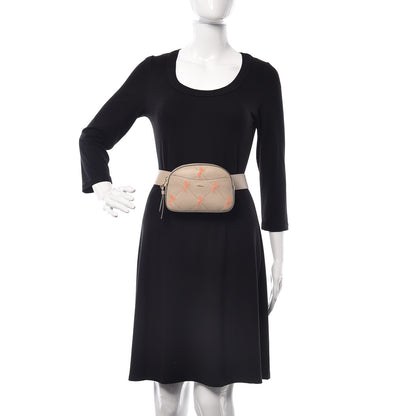 Chloe Smooth Calfskin Little Horses Embroidered Signature Belt Bag Pastel Grey 2 of 9