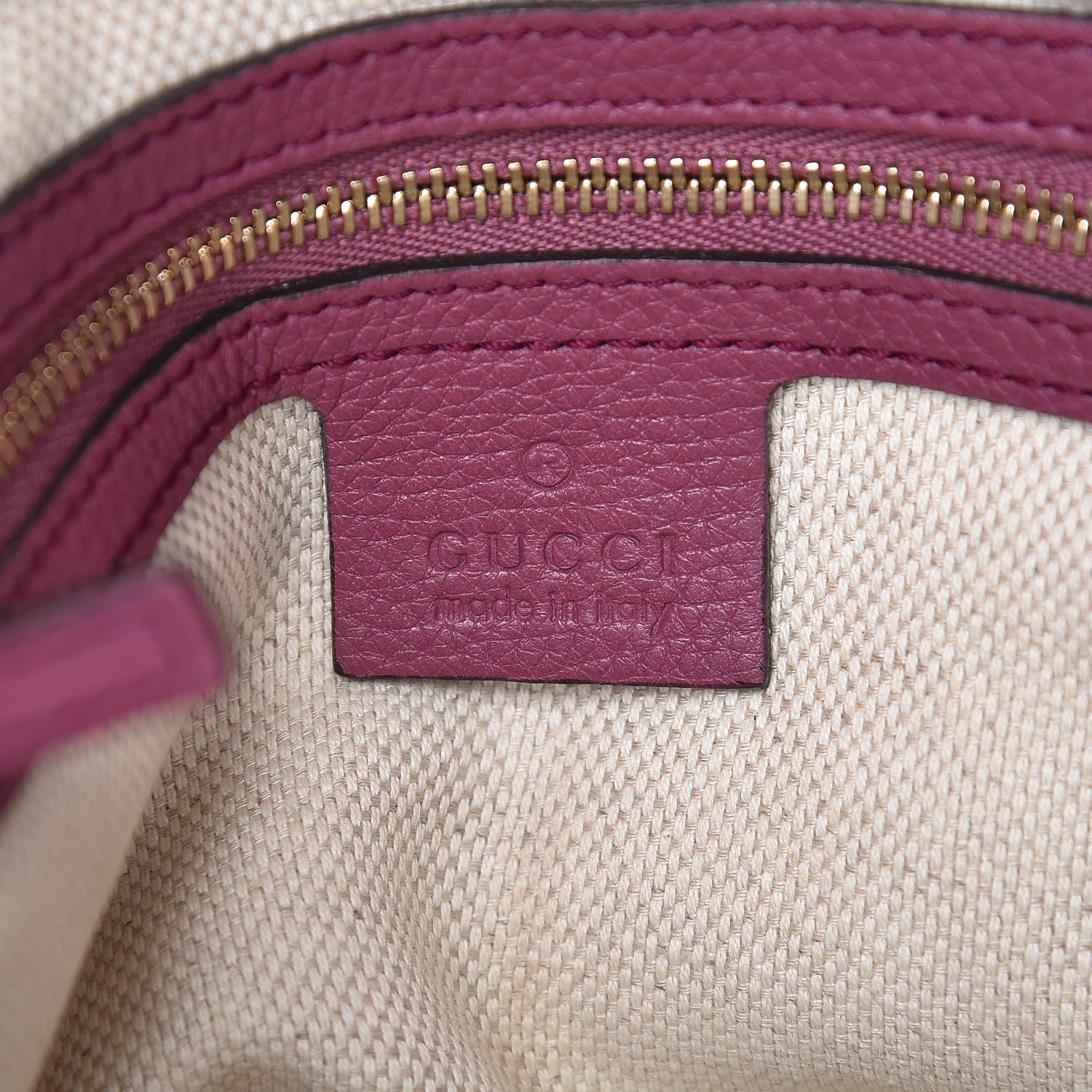 Gucci Pebbled Calfskin Small Soho Bowler Peonia Flower 6 of 10