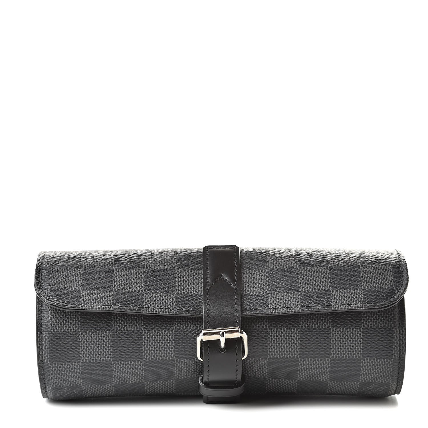 Louis Vuitton Damier Graphite 3 Watch Travel Case 1 of 8