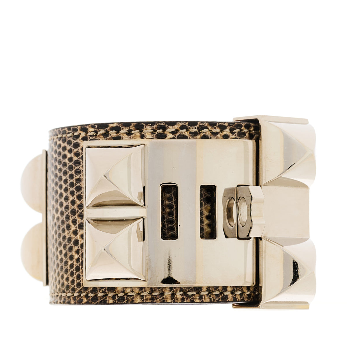 Hermes Lizard Collier de Chien CDC Bracelet S Ombre 3 of 5