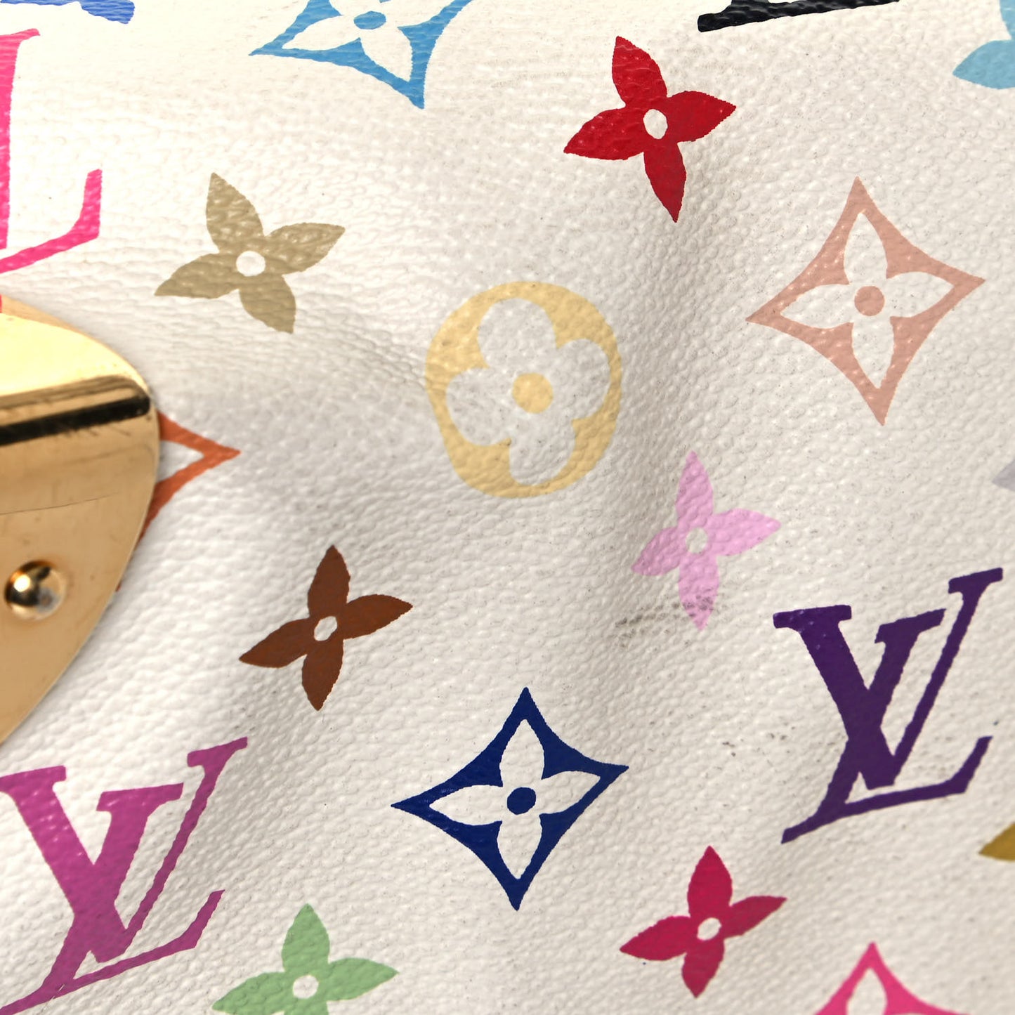 Monogram Multicolor Speedy 30 White