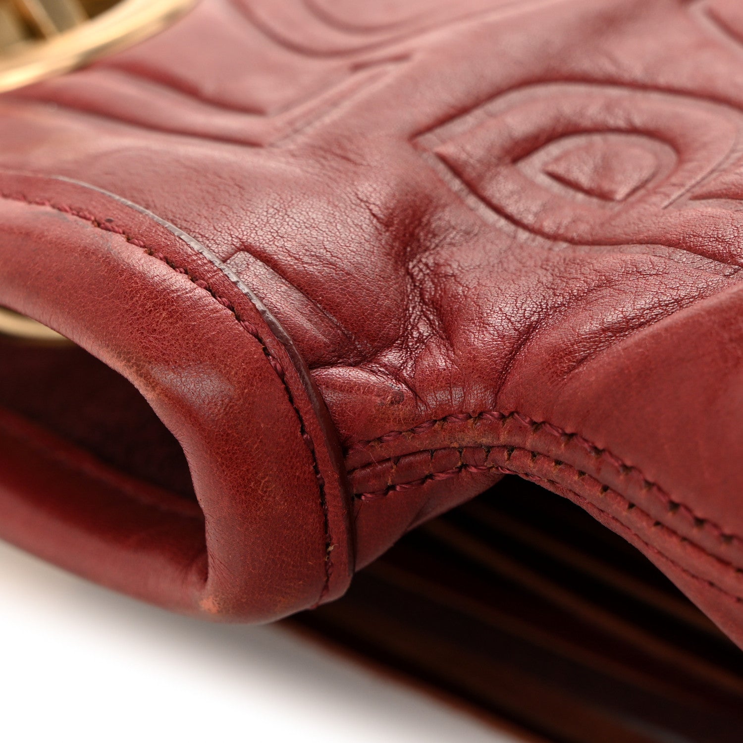 Louis Vuitton Monogram Paris Souple Whisper PM Burgundy 13 of 14