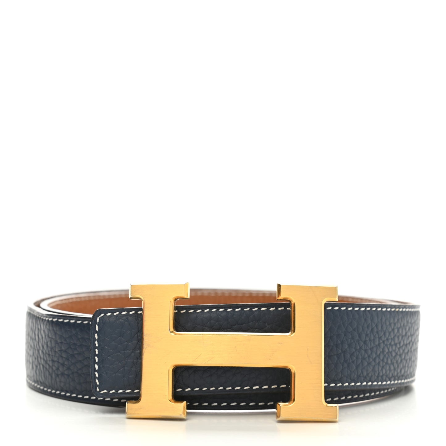 Togo 32mm H Belt 90 Bleu de Malte Gold