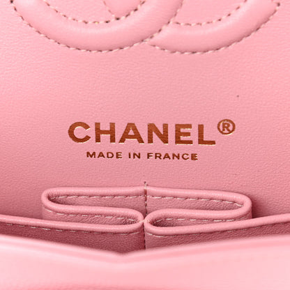 Chanel Caviar Quilted Small Double Flap Pink 6 of 11