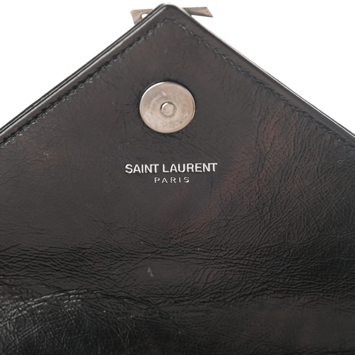 Saint Laurent Calfskin Matelassé Monogram Classic Baby Punk Chain Bag 7 of 9