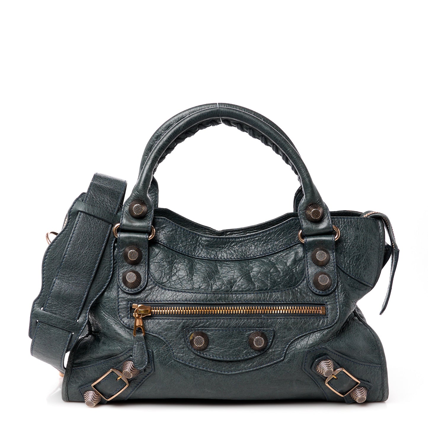 Agneau Giant 21 Rose Gold Hardware City Anthracite
