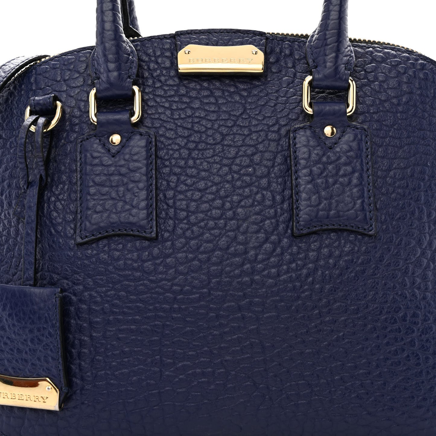 Heritage Grain Small Orchard Bowling Bag Navy Blue
