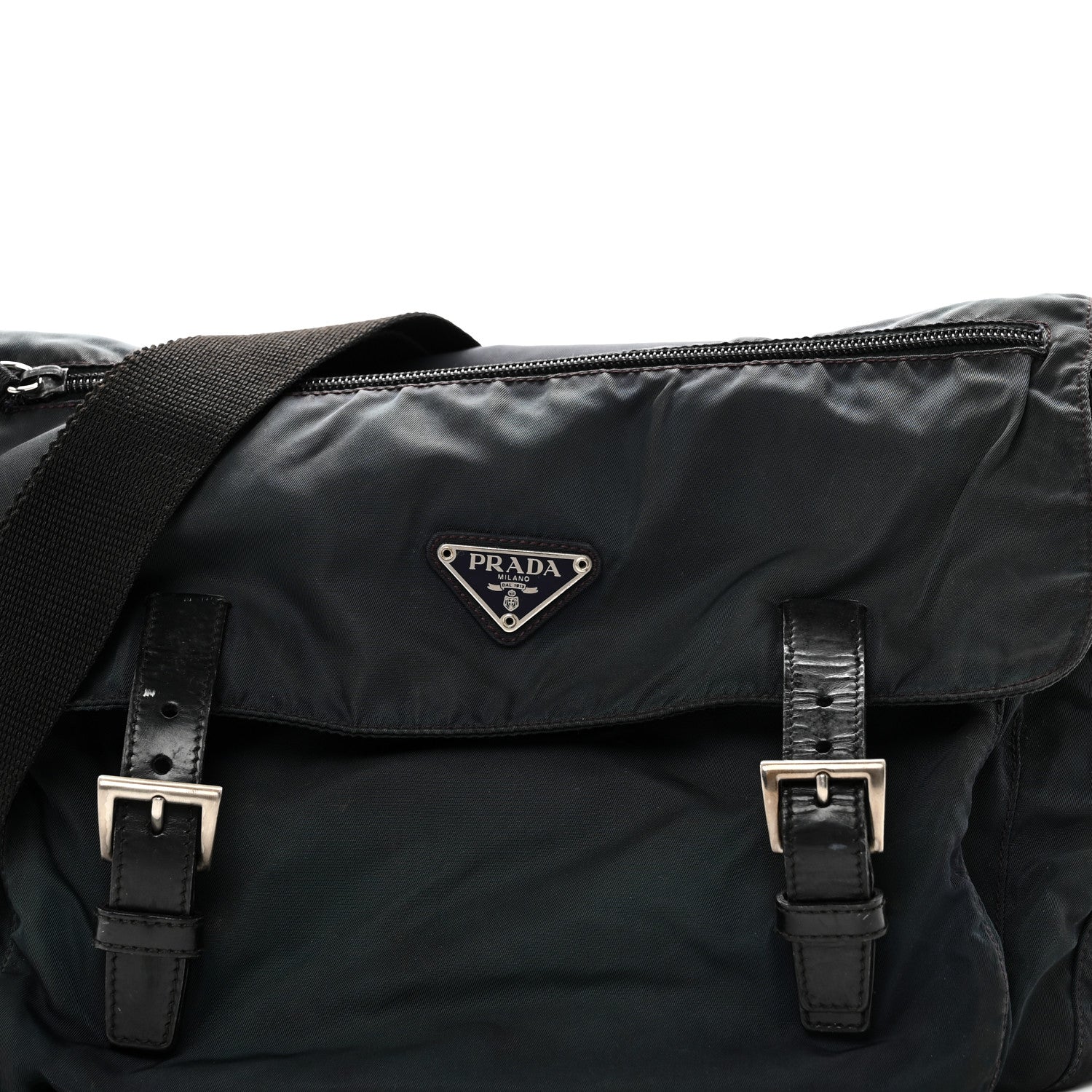 Prada Nylon Vela Sport Messenger Bag Baltico 1801938 – FASHIONPHILE